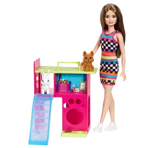Barbie Doll & Pet Playset HGM62 - Image 3