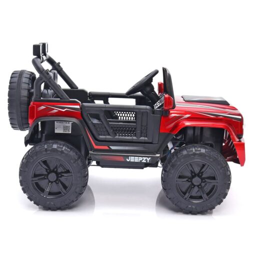 StarAndDaisy SUV Kids Jeep with Remote Control, Bluetooth & Music & Led Lights - Electric Jeep Car for Kids - Red - Image 8