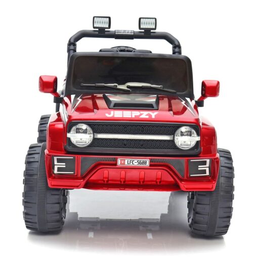 StarAndDaisy SUV Kids Jeep with Remote Control, Bluetooth & Music & Led Lights - Electric Jeep Car for Kids - Red - Image 9