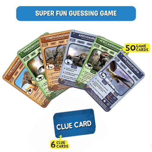 Skillmatics Card Game - Guess in 10 Deadly Dinosaurs, Gifts for 8 Year Olds and Up, Quick Game of Smart Questions, Fun Family Game - Image 2