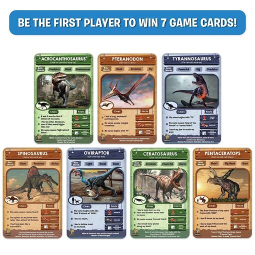 Skillmatics Card Game - Guess in 10 Deadly Dinosaurs, Gifts for 8 Year Olds and Up, Quick Game of Smart Questions, Fun Family Game - Image 3