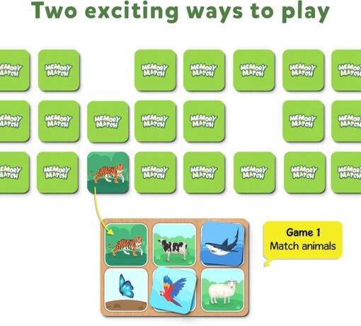 Skillmatics Memory Match Animal Planet - Image 3