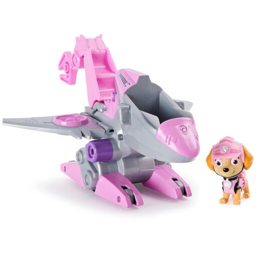Paw Patrol Dino Rescue Skye Deluxe Rev Up Vehicle with Mystery Dinosaur Figure for Kids Aged 3 and up - Image 2