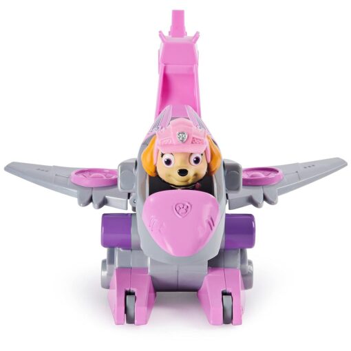 Paw Patrol Dino Rescue Skye Deluxe Rev Up Vehicle with Mystery Dinosaur Figure for Kids Aged 3 and up - Image 4