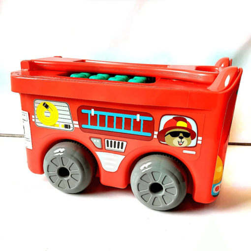 Sunta Toys Building Blocks Fire Engine Game For Baby - Entertaining and Educational Experience for Children, Aged 18 Months+