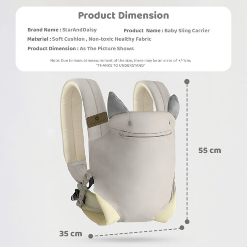 Top-rated baby carrier with long straps for toddlers