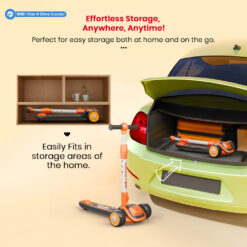 easy to store foldable scooter