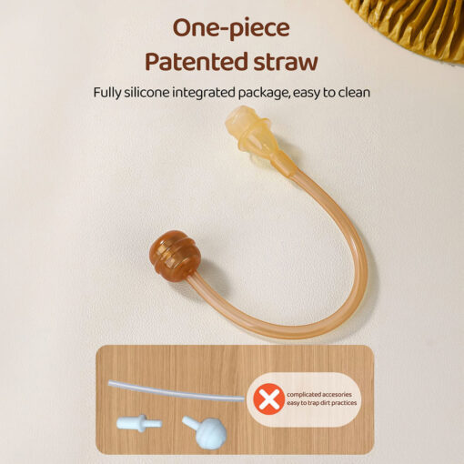 StarAndDaisy 2-in-1 First Feed Baby Feeding Bottle and Sippy Cup with Gravity Ball and Handles - 300ML - Image 9