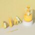 StarAndDaisy Baby Nail Clippers - 4-in-1 Safe Toddlers Nails Kit with Cute Case - Yellow