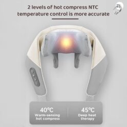 Neck Massager with Auto-Adjusting Nodes