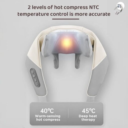 Neck Massager with Auto-Adjusting Nodes