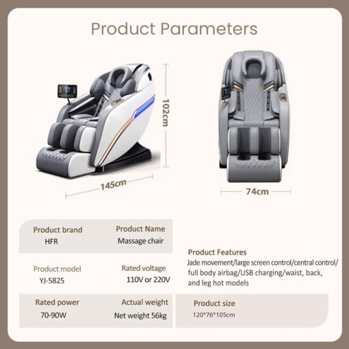 StarAndDaisy Deluxe Full Body Massage chair with 3D Roller and LCD Control panel (M9-31)