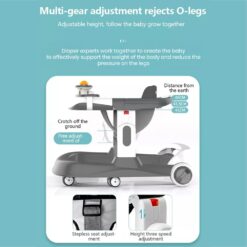 multi gear adjustment baby walker