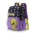 American Tourister  Stylish Kids School Bag With Polyester Fabric, Multiple Organizational Pockets 15 Ltrs - Diddle 3.0 Alien Black