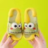 StarAndDaisy Cute Animated Kids Flip Flops, Kids Slipper Slip-Ons Flip Flops Summer Wear - JH-520-YL-AQ