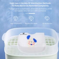 Soft Silicone Bibs for Toddler, Waterproof Feeding Bib– White