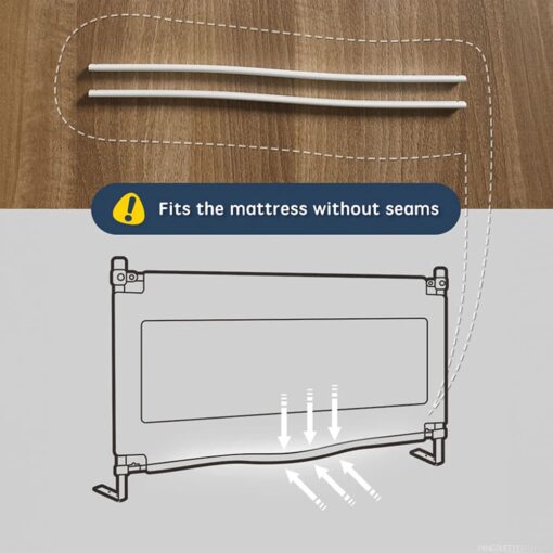 Bed Guardrail for Baby Protection