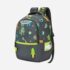 Genius by Safari Cosmo 23L Trendy Children's School Backpack with Name Tag, Ergonomic, And Lightweight for Boys & Girls - Grey