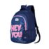 Genie You Shoulder School Bag for Boys, Adjustable Padded Straps & Multi Compartments Backpack for Girls & Boys - Navy Blue