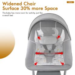 Spacious Baby Electric Swing Rocker