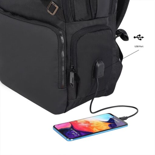 American Tourister Kids Backpacks For Students With Lockable Laptop Compartment, 34 Ltrs Bags - Segno Detachable Black - Image 7