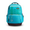 American Tourister PU Waterproof School Bags for Students, Casual Kids Trendy Backpack, 32 Ltr, 3 Full 1 Half Compartments - Mate 3.0 Blue