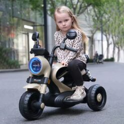 Kids Rice On bike