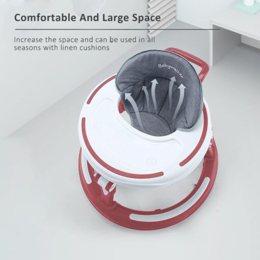 Intelligent Baby Walker with Leg Space