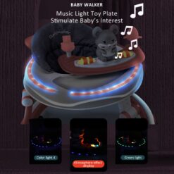 Intelligent Baby Walker with Music & Toy