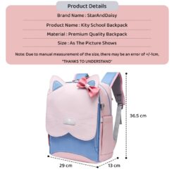 Specification of Kitty School Backpack