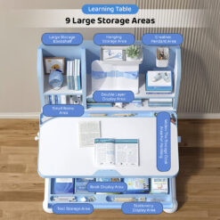 Study Table with Large Storage Area