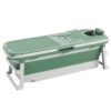 StarAndDaisy Collapsible Bathtub with Temperature Meter, Multifunctional Portable Foldable Camping Indoor Bathtub For Adults - Green