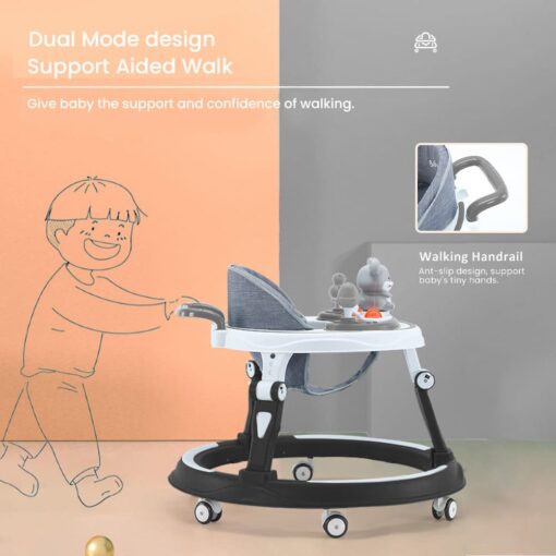 Intelligent Baby Walker with Walking Handrail-