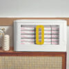StarAndDaisy Kids Wardrobe, Storage Cabinet Portable Almira with Drawers & Convertible Design (1 Stackable Cuboids - 72 Lt - Yellow)
