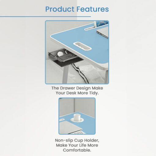 Buddy Stand Bed Table Blue