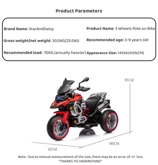 Battery Operated Bike for Kids
