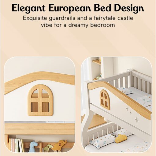 elegant european deisgn for kids bunk bed