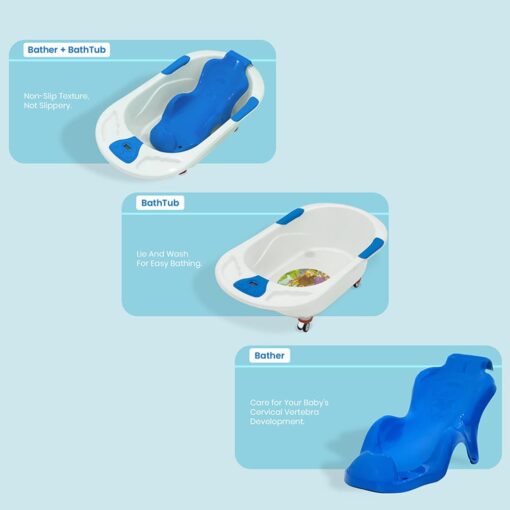 Newborn Baby Bath Tub with Bather