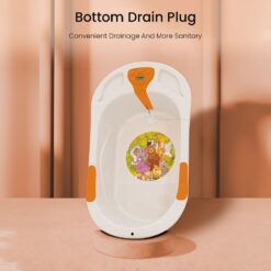 Baby Bath Tub with Bottom Drainage Plug