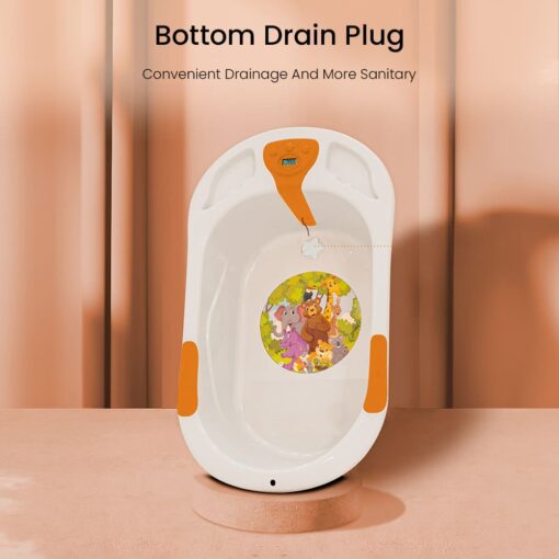 Baby Bath Tub with Bottom Drainage Plug