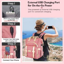 usb charging maternity bag
